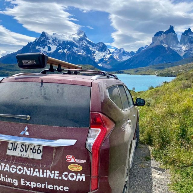 Patagonia Line truck below Torres del Paine